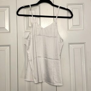 3 FOR $15 ‼️ White silky spaghetti strap top